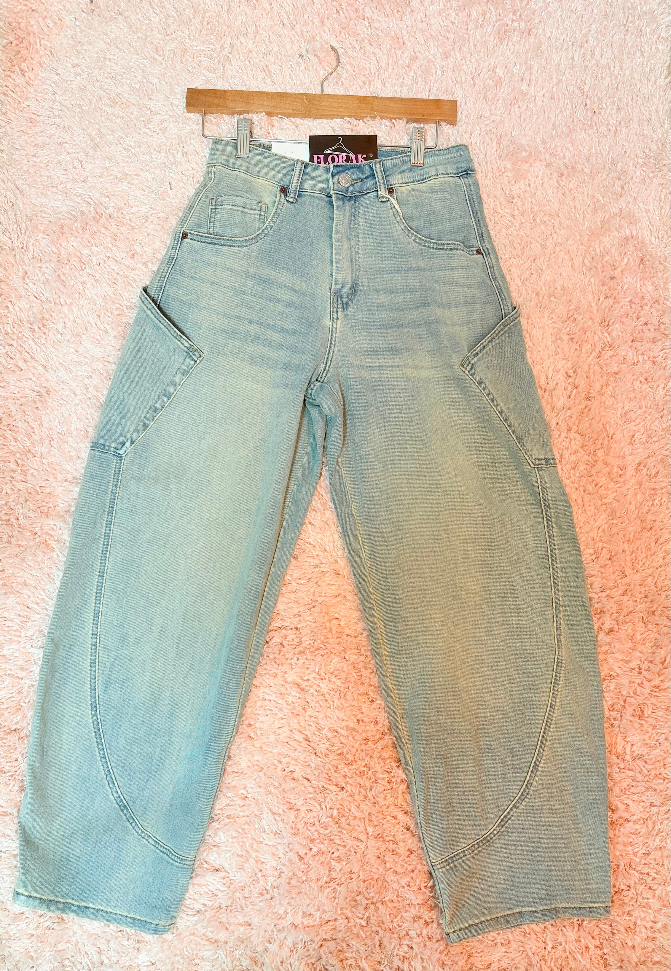 Barrel Wide Leg Jean