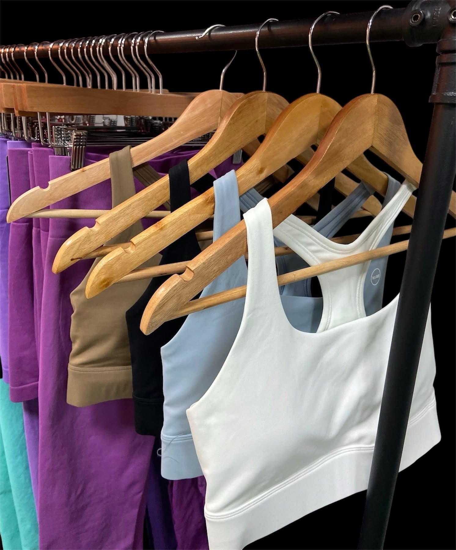 Triangle Sport Bra Light Blue