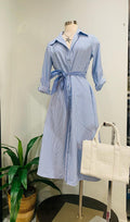Light Blue Midi Dress