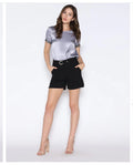Short De Vestir Negro