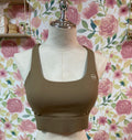 Triangle Sport Bra Green
