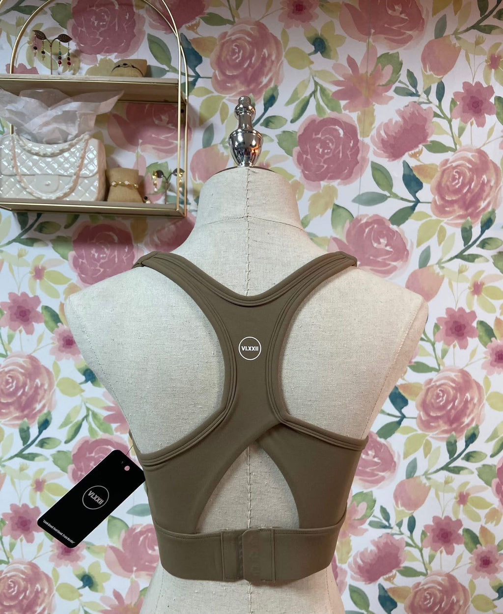 Triangle Sport Bra Green