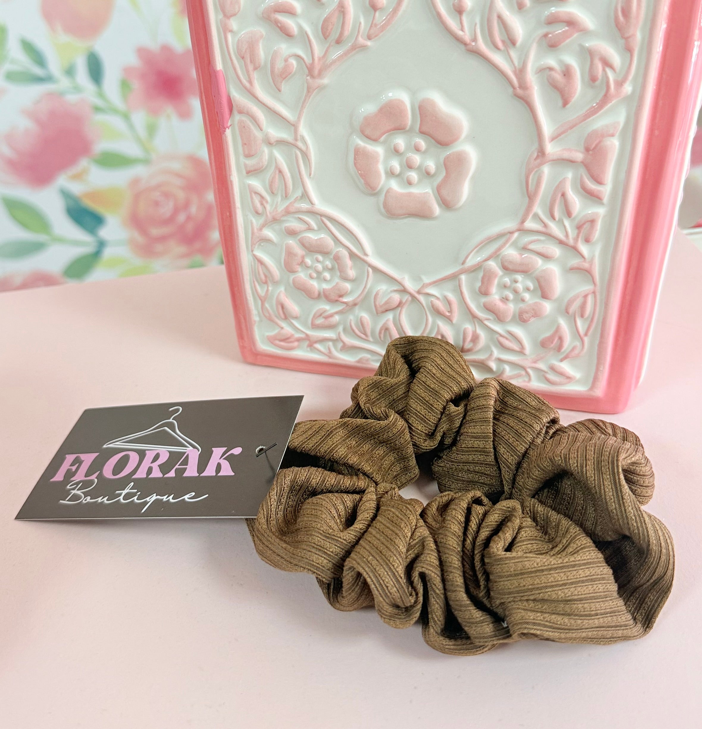 Scrunchies Brown