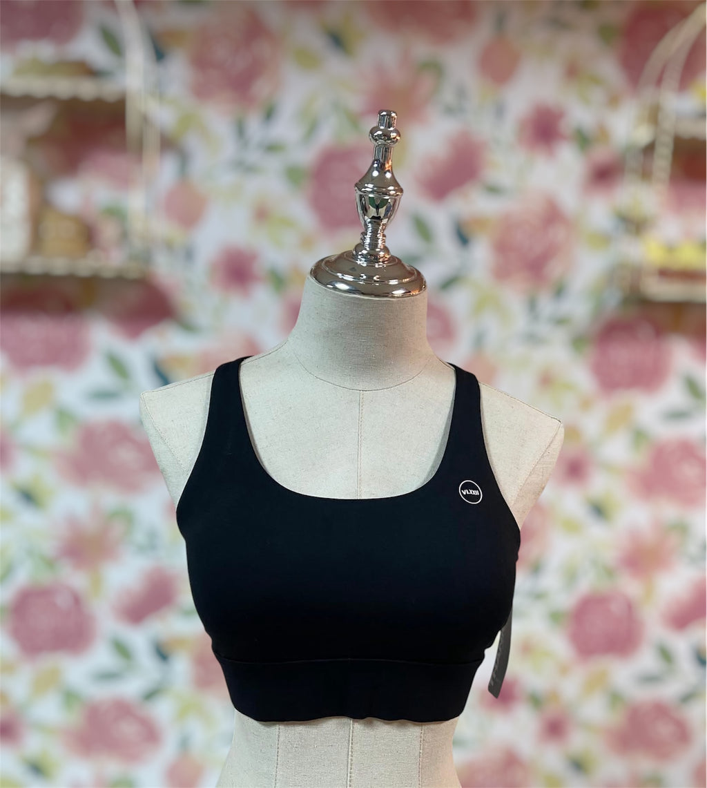 Triangle Sport Bra Black