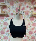 Triangle Sport Bra Black