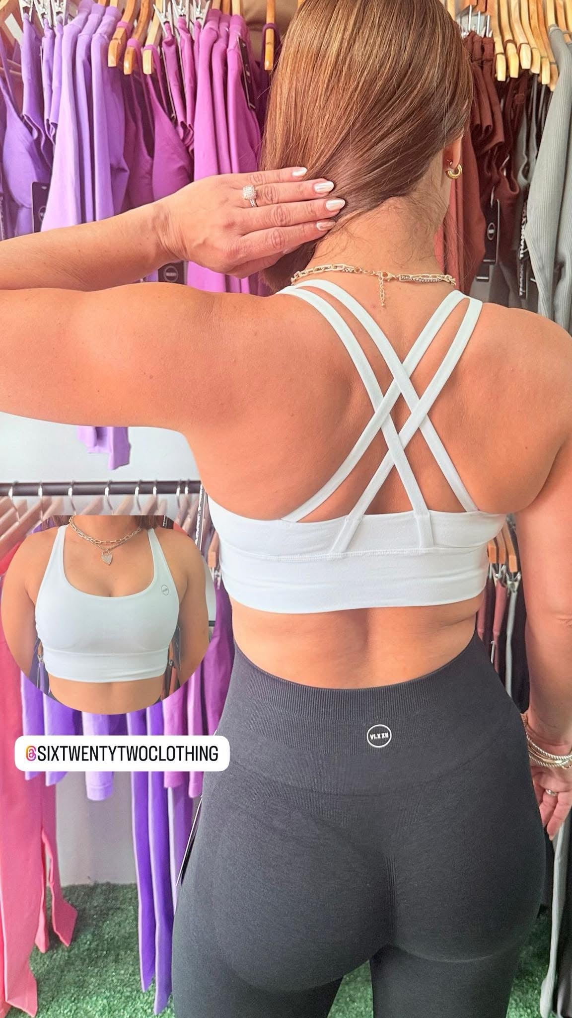 Básico Sport Bra Cruzado