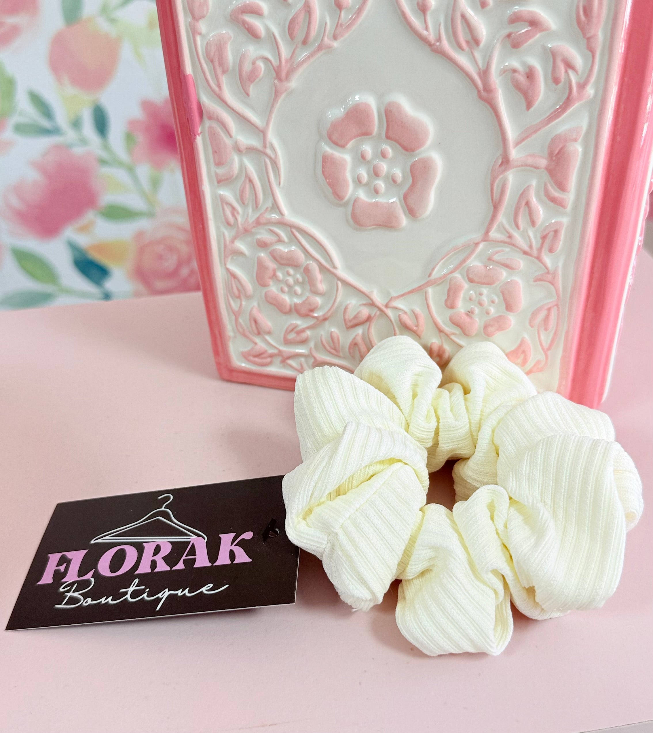 Scrunchies Ivory