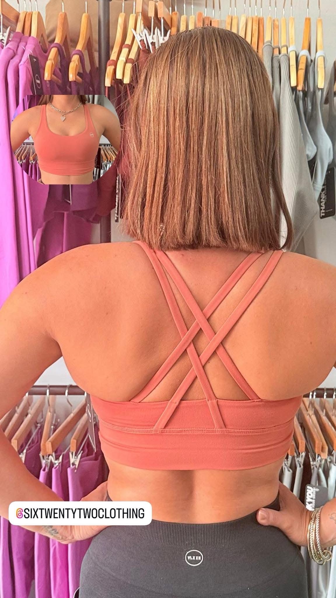 Básico Sport Bra Cruzado