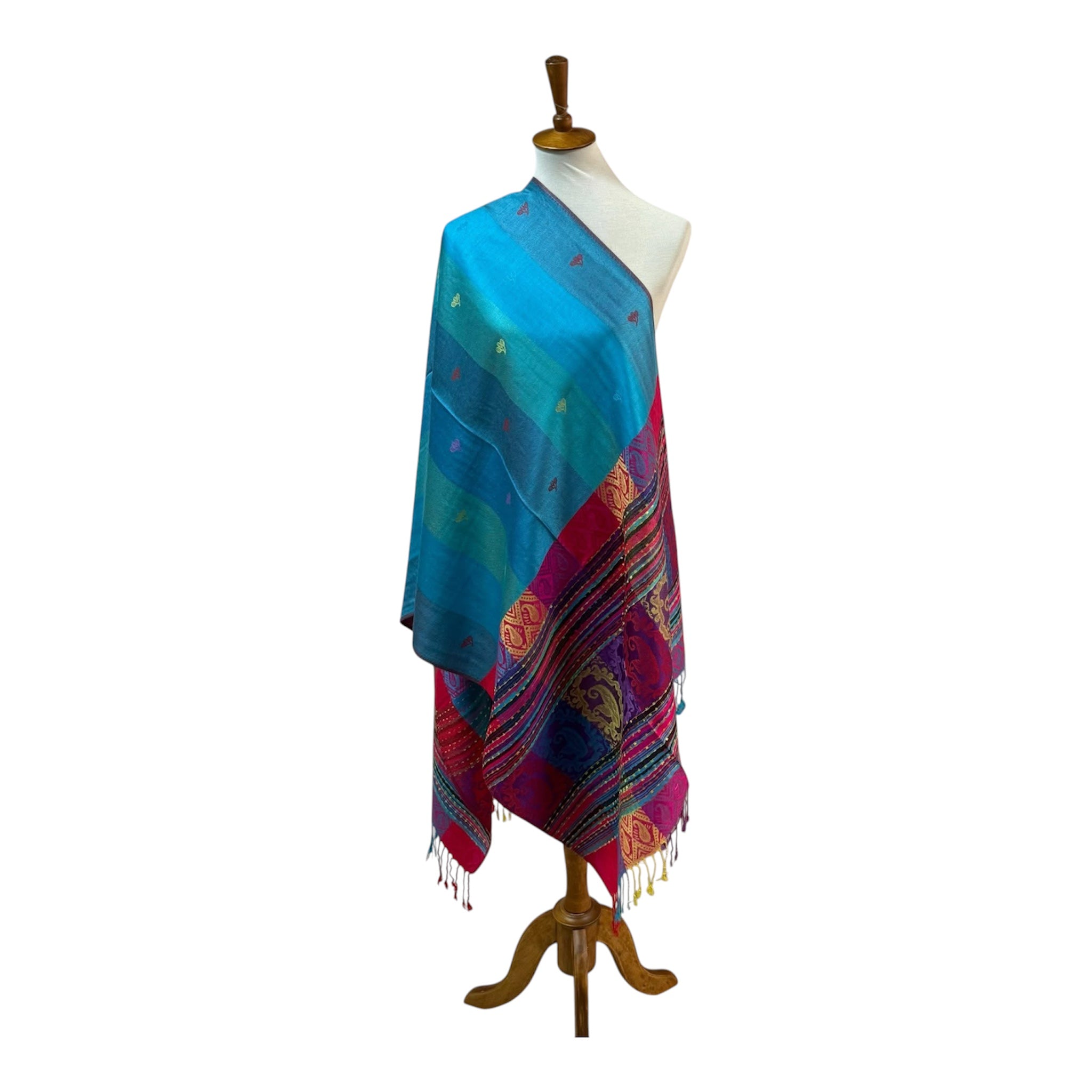 Pashmina Fiesta Azul