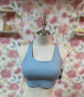 Triangle Sport Bra Light Blue