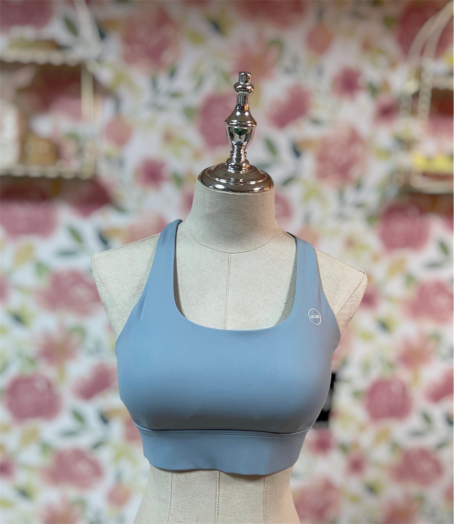 Triangle Sport Bra Light Blue