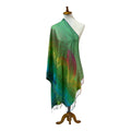 Pashmina Plumas Verde