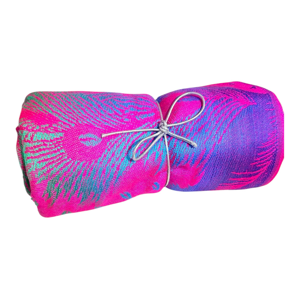 Pashmina Plumas Rosa