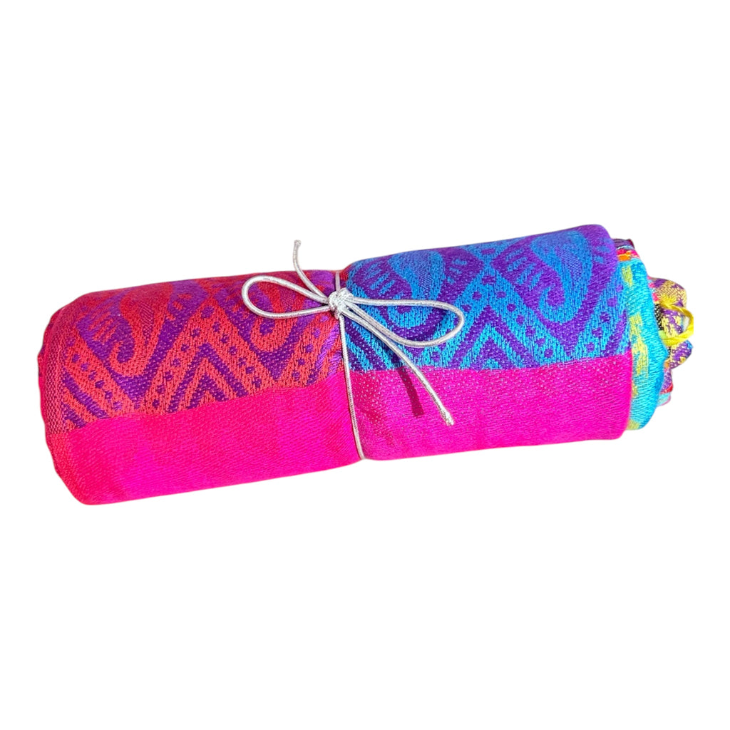 Pashmina fiesta Rosa