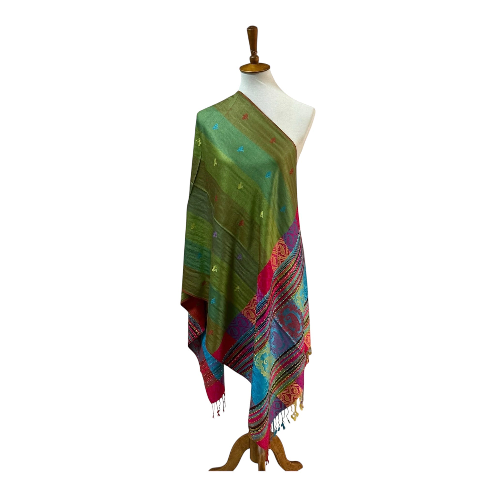Pashmina Fiesta Verde