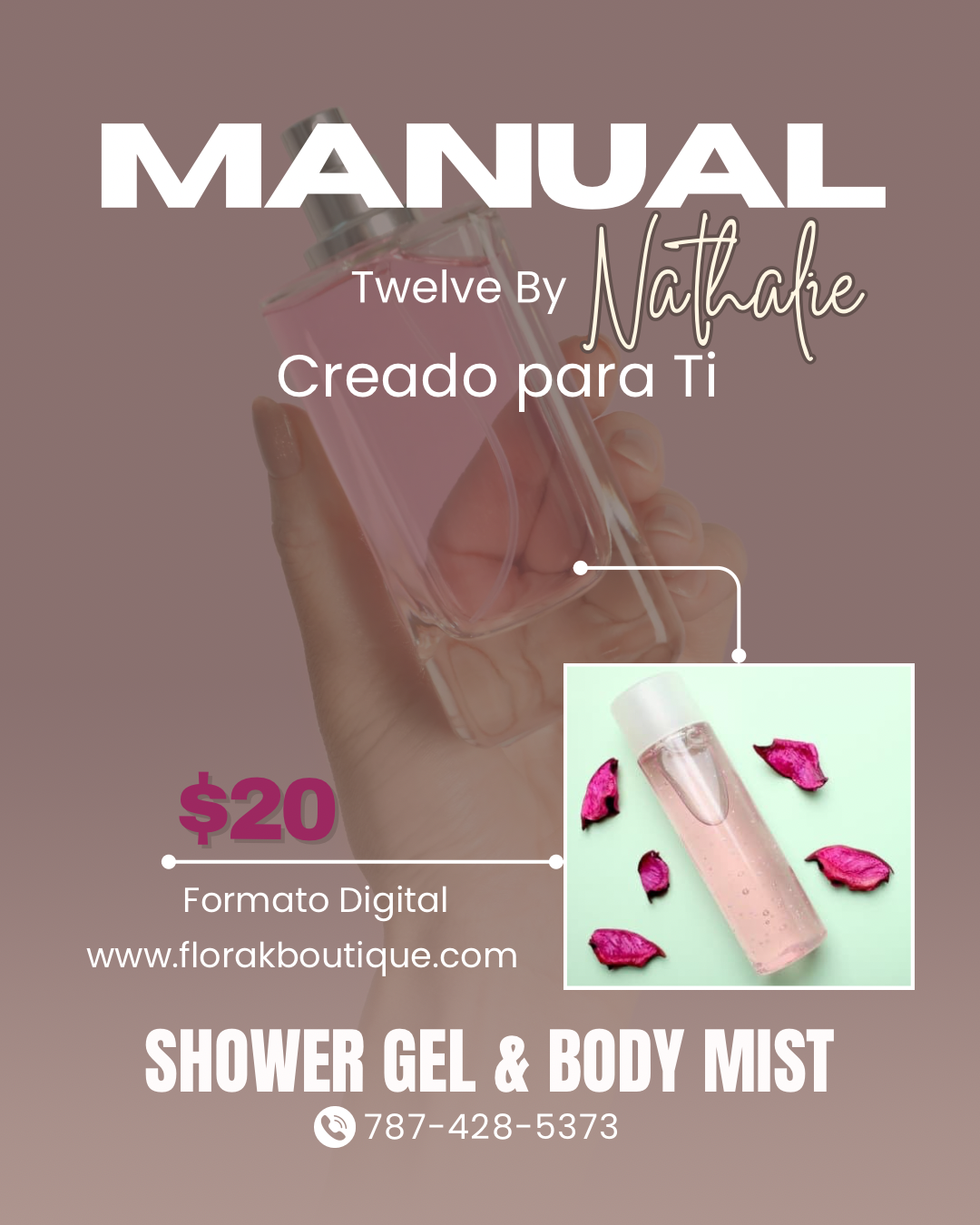 Manual Shower Gel & Body Mist o Splash